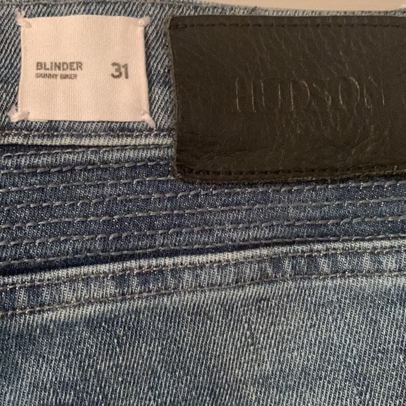 Hudson jeans blinder jeans copper zippers size 31 - Picture 2 of 6